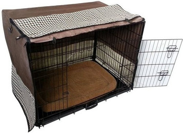 Produktbild von MYPETS Hundegitterbox Komplettset X-Treme Safe mit Abdeckung und Liegematte