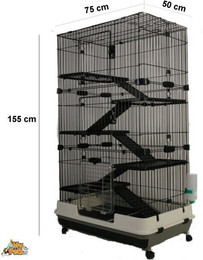 Produktbild von MYPETS Kleintierkäfig Nagervoliere BIG CAGE XXXL