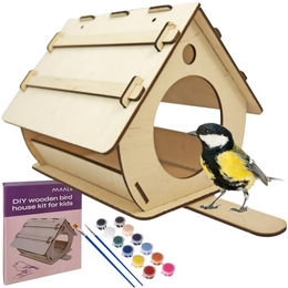 MAALEO Vogelhaus aus Holz zum Aufhängen und Selbstbemalen – Bild 1 von 8