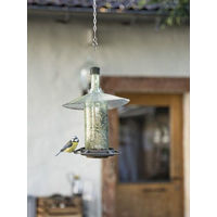 Produktbild von MaBe Vogelfutterstelle mit Windlicht aus Beton in Bordeaux