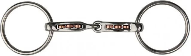 Mac-Genis Metalab 2-Ring Gebiss aus Edelstahl in Silber – Bild 1 von 2