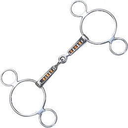 Produktbild von Mac Genis Privilège Equitation 3-Ring Gebiss aus Edelstahl in Silber