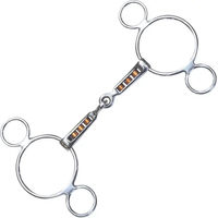 Produktbild von Mac Genis Privilège Equitation 3-Ring Gebiss aus Edelstahl in Silber