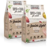 Produktbild von MAC's Cat +7 Senior Trockenfutter Light Geflügel Getreidefrei 2x7 kg - 2 x 7 kg