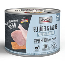 MAC's Cat Feinschmecker Geflügel & Lachs Getreidefrei Katzenfutter 6 x 200 g - 6 x 200 g – Bild 1 von 6