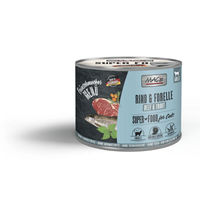 Produktbild von MAC's Cat Feinschmecker Katzen Nassfutter Rind und Forelle Adult Getreidefrei 6x200g