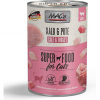 Produktbild von MAC's Cat Katzen Nassfutter Kalb und Pute getreidefrei 6 x 400 g - 6 x 400 g