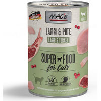 Produktbild von MAC's Cat Katzen Nassfutter Lamm und Pute Stückchen in Sauce getreidefrei 6 x 400 g - 6 x 400 g