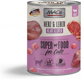Produktbild von MAC's CAT Katzenfutter Herz und Leber Adult 6x800g