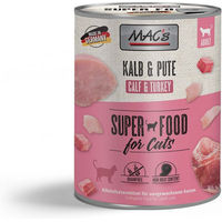 Produktbild von MAC's CAT Katzenfutter Kalb und Pute für erwachsene Katzen 6x800g