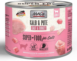 MAC's Cat Katzenfutter Kalb und Pute getreidefrei 6 x 200 g - 12 x 200 g – Bild 1 von 8