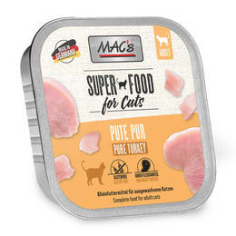 MAC's Cat Katzenfutter Pute Monoprotein Stückchen in Sauce 16 x 100 g - 16 x 100 g – Bild 1 von 7