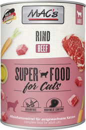 MAC's Cat Katzenfutter Rind Stückchen in Sauce getreidefrei 6 x 800 g - 6 x 800 g – Bild 1 von 6