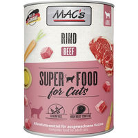 Produktbild von MAC's Cat Katzenfutter Rind Stückchen in Sauce getreidefrei 6 x 800 g - 6 x 800 g
