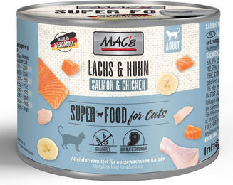 MAC's Cat Katzennassfutter Lachs und Huhn getreidefrei Adult 12 x 200 g - 6 x 200 g – Bild 1 von 7