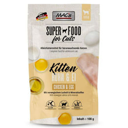 MAC's Cat Kitten Huhn & Ei Getreidefrei 12 x 100 g - 12 x 100 g – Bild 1 von 2