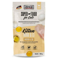 Produktbild von MAC's Cat Kitten Huhn & Ei Getreidefrei 12 x 100 g - 12 x 100 g