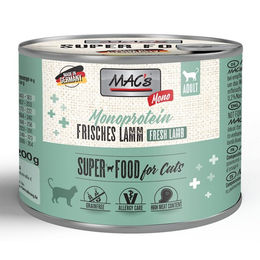 MAC's Cat Mono Sensitive Lamm Katzennassfutter Monoprotein Getreidefrei 6 x 200 g - 6 x 200 g – Bild 1 von 8
