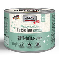 Produktbild von MAC's Cat Mono Sensitive Lamm Katzennassfutter Monoprotein Getreidefrei 6 x 200 g - 6 x 200 g