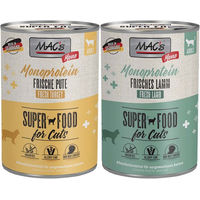 Produktbild von MAC's Cat Mono Sensitive Monoprotein Katzenfutter Allergie-Schutz Mixpaket 24x400g - 24 x 400 g