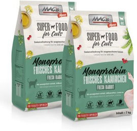 Produktbild von MAC's Cat Mono Trockenfutter Katze Adult Kaninchen Getreidefrei Monoprotein 2x7 kg - 2 x 7 kg