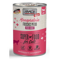 Produktbild von MAC's Cat Monoprotein Katzenfutter Pferd 6x400g Dose - 6 x 400 g
