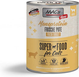 Produktbild von MAC's CAT Monoprotein Katzenfutter Pute für Adult Katzen 6x800g hypoallergen