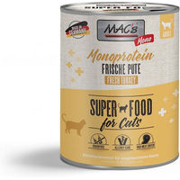 Produktbild von MAC's CAT Monoprotein Katzenfutter Pute Hypoallergen Adult 12x800g