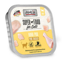 Produktbild von MAC's Cat Nassfutter Huhn Pur Monoprotein Stückchen in Sauce für erwachsene Katzen 16 x 85 g - 16 x 100 g