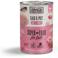 Produktbild von MAC's CAT Nassfutter Kalb und Pute Light für erwachsene Katzen 12x400g