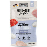 Produktbild von MAC's Cat Nassfutter Kitten Rind & Geflügel getreidefrei 12 x 100 g - 12 x 100 g
