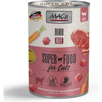 Produktbild von MAC's Cat Nassfutter Rind für erwachsene Katzen, getreidefrei mit hohem Fleischanteil, 6 x 400 g - 6 x 400 g