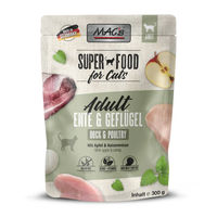 Produktbild von MAC's Cat Pouch Ente & Geflügel Stückchen in Sauce getreidefrei mit hohem Fleischanteil 6 x 300 g - 6 x 300 g