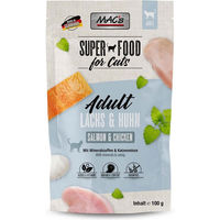 Produktbild von MAC's Cat Pouchpack Lachs und Geflügel Katzenfutter Adult 12x100g