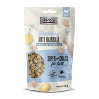 Produktbild von MAC's Cat Shakery Anti-Hairball Katzensnack mit Huhn Rind und Fisch 60 g - 10 x 60 g