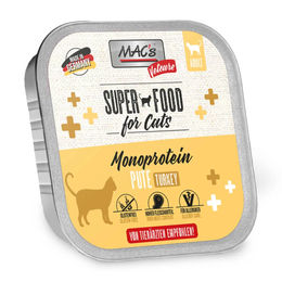 MAC's Cat Vetcare Mono Pute Hypoallergenes Diätfutter für erwachsene Katzen 16 x 100 g - 16 x 100 g – Bild 1 von 4