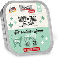 Produktbild von MAC's Cat Vetcare Nierendiät Nassfutter Lachs und Huhn für erwachsene Katzen 16x100g