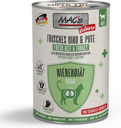 MAC's CAT Vetcare Nierendiät Nassfutter Rind & Pute 6 x 400 g - 6 x 400 g – Bild 1 von 3