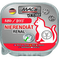 Produktbild von MAC's Cat Vetcare Nierendiät Rind Katzen Diätfutter 16 x 100g - 16 x 100 g