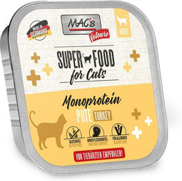 Produktbild von MAC's Cat Vetcare Pute Mono Sensitive Hypoallergenes Diätfutter für erwachsene Katzen 16x100g