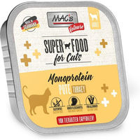 Produktbild von MAC's Cat Vetcare Pute Mono Sensitive Hypoallergenes Diätfutter für erwachsene Katzen 16x100g