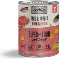 Produktbild von MAC's Dog Hundefutter Adult Rind und Kürbis getreidefrei Stückchen in Sauce 6 x 800 g - 6 x 800 g