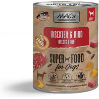 Produktbild von MAC's DOG Hundefutter Insekten und Rind Hypoallergen Adult 6x750g