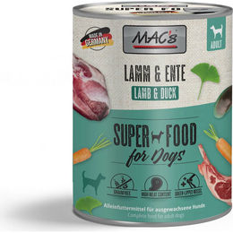 MAC's Dog Hundefutter Lamm & Ente Adult Getreidefrei Stückchen in Sauce 6 x 800 g - 6 x 800 g – Bild 1 von 7