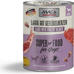 MAC's Dog Hundefutter Lamm und Geflügelherzen getreidefrei und glutenfrei 6 x 800 g - 6 x 800 g – Bild 1 von 4