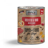 Produktbild von MAC's Dog Hundenfutter Insekten und Rind Hypoallergen Adult 6 x 750 g - 6 x 750 g