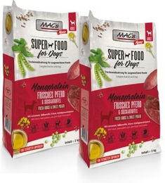 Produktbild von MAC's Dog Mono Adult Trockenfutter Pferd Hypoallergen Monoprotein 2x3 kg - 2 x 3 kg