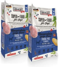 Produktbild von MAC's Dog Mono Adult Trockenfutter Pute Hypoallergen Monoprotein 6 kg - 2 x 3 kg