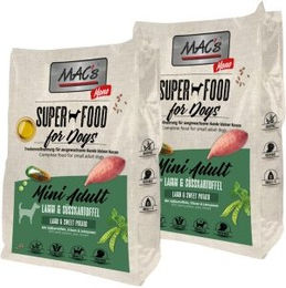 Produktbild von MAC's Dog Mono Mini Adult Trockenfutter Lamm und Truthahn Monoprotein 6 kg - 2 x 3 kg