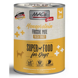 MAC's Dog Mono Sensitive Hundefutter Pute getreidefrei Monoprotein Adult 6 x 800 g - 6 x 800 g – Bild 1 von 3